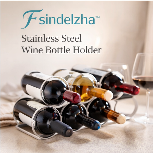 Fsindelzha™ Stainless Steel Wine Bottle Holder